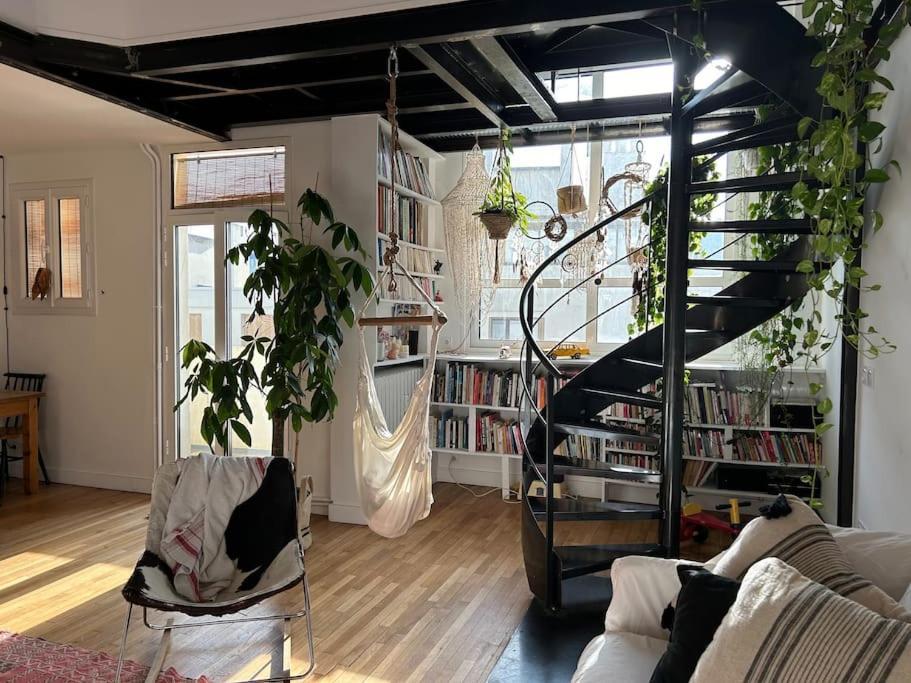 Duplex Apartment With Terrace And Closed Parking - Stade Charlety Paris Arcueil Eksteriør billede